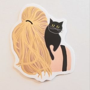 10/$10 Shoulder Cat Sticker